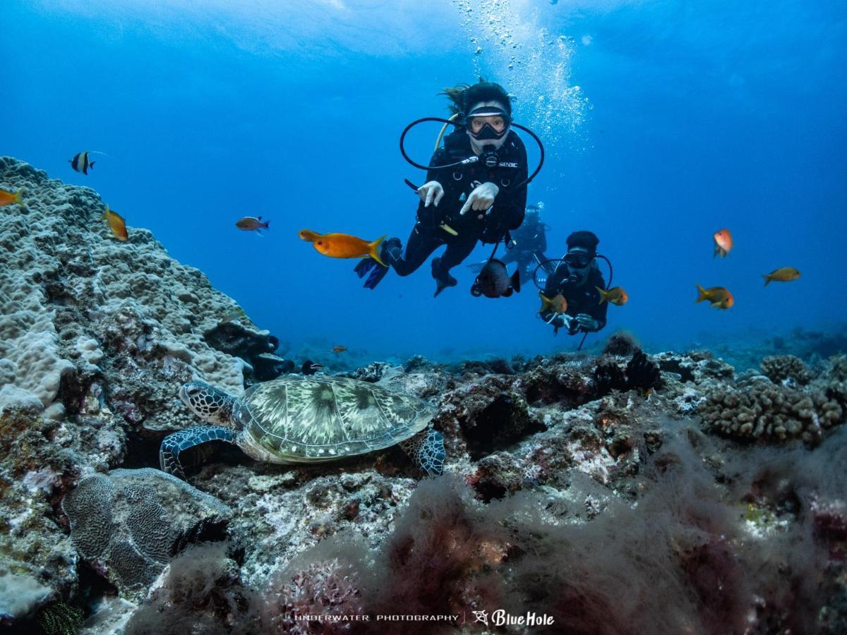 藍洞潛水blue Hole Dive Center Bed & Breakfast ย่านเมืองเก่าเฮ้งชุน ภายนอก รูปภาพ